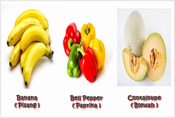 Nama buah buahan dalam bahasa inggris dan gambarnya