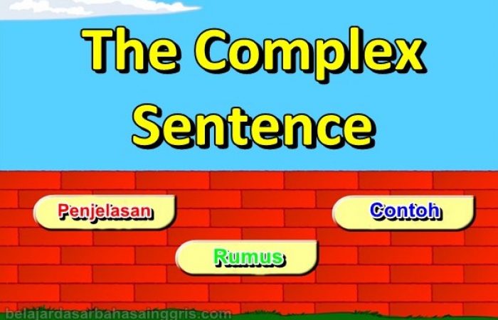 Contoh Kalimat Complex Sentence Dalam Bahasa Inggris dan Artinya