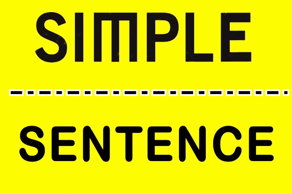 Penjelasan dan Contoh Kalimat Simple Sentence Dalam Bahasa Inggris