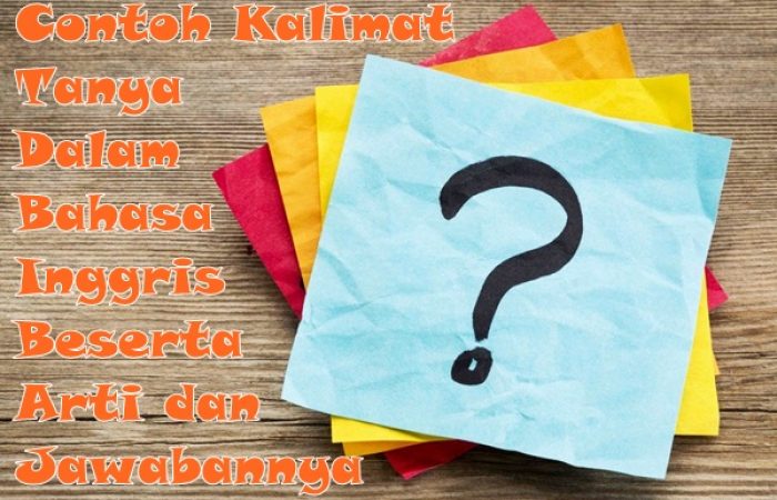 Contoh Kalimat Tanya Dalam Bahasa Inggris Beserta Arti dan Jawabannya