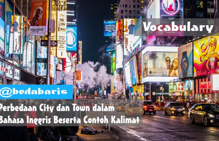Perbedaan City dan Town dalam Bahasa Inggris Beserta Contoh Kalimat