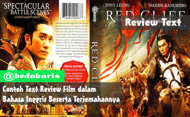 Contoh Text Review Film dalam Bahasa Inggris dan Terjemahannya